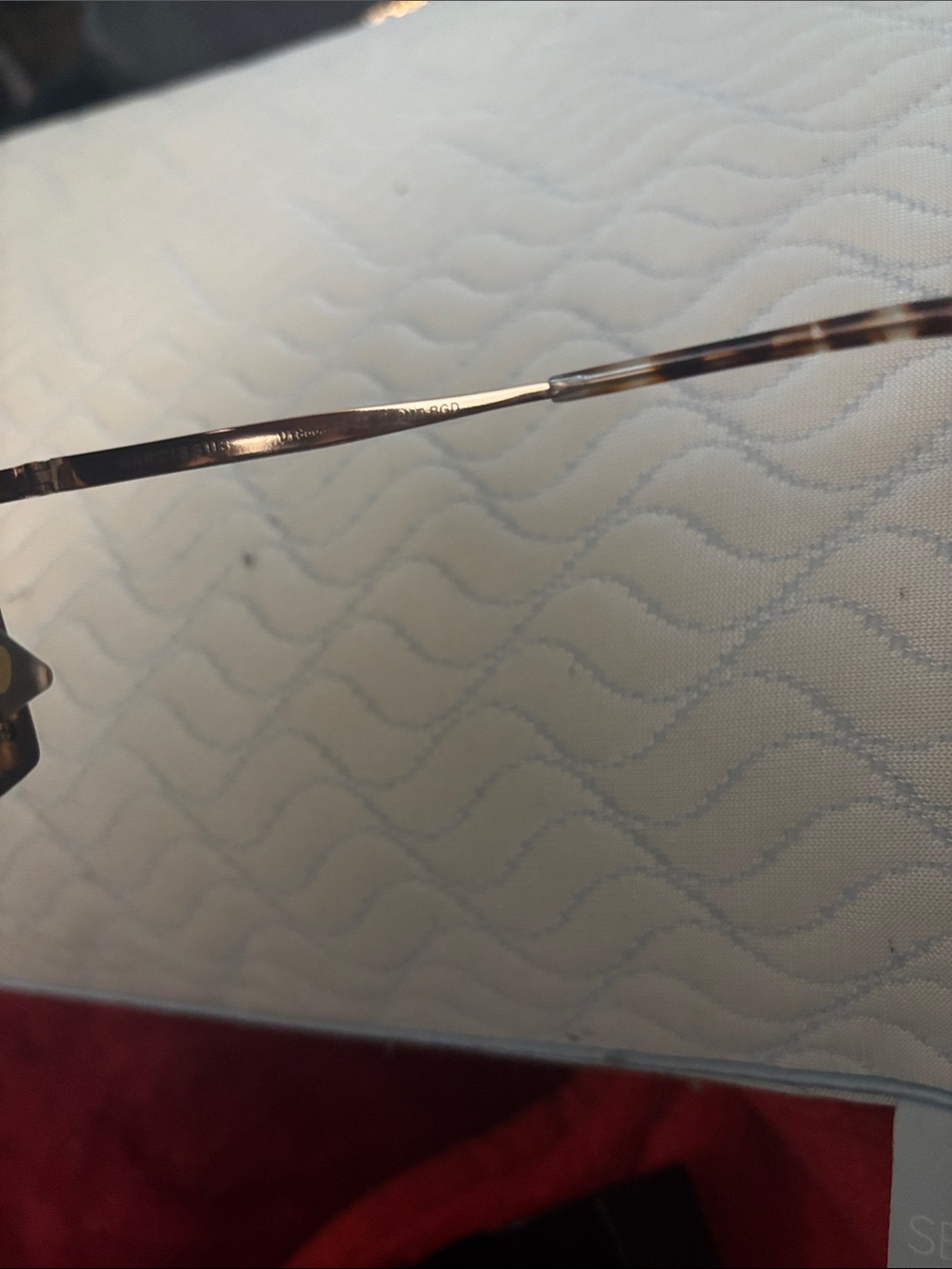 Knew Dita Narcissus Square Sunglasses in Cream Tortoise with Rose Gold Temples - Picture 3 of 6